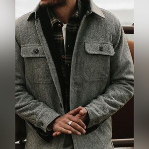 Taylor Stitch Chandler Jacket - Ash Donegal - 40 (M)